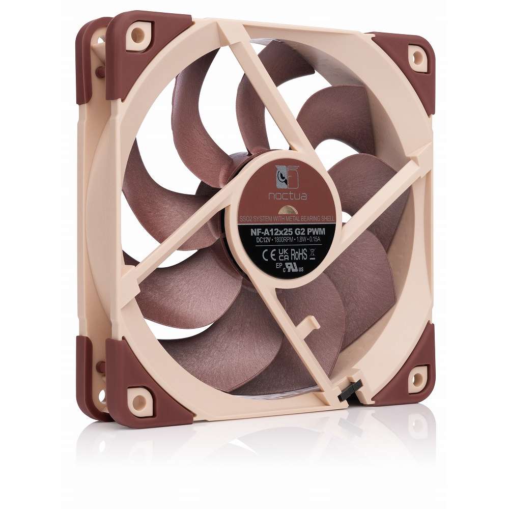 Noctua NF-A12x25 G2 PWM Noctua120mm PWMファン「NF-A12X25-G2-PWM」通常回転モデル - Image 2