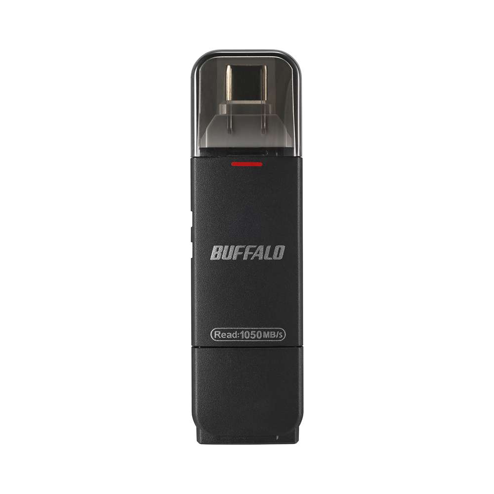 BUFFALO SSD-SDH1.0U3BA/D USB 3.2(Gen2) Type-C/Type-A両対応 スティック型SSD 高速タイプ SSD-SDH/Dシリーズ 1TB - Image 2