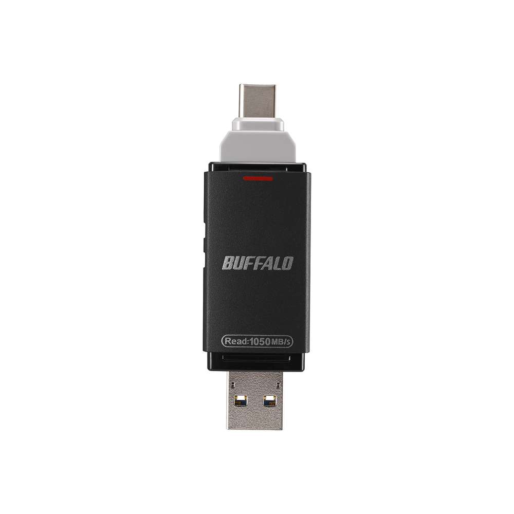 BUFFALO SSD-SDH1.0U3BA/D USB 3.2(Gen2) Type-C/Type-A両対応 スティック型SSD 高速タイプ SSD-SDH/Dシリーズ 1TB - Image 3
