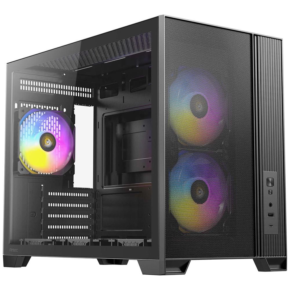 Antec FLUX M M-ATX対応 強化ガラスパネル搭載 冷却型ミニタワーPCケース
