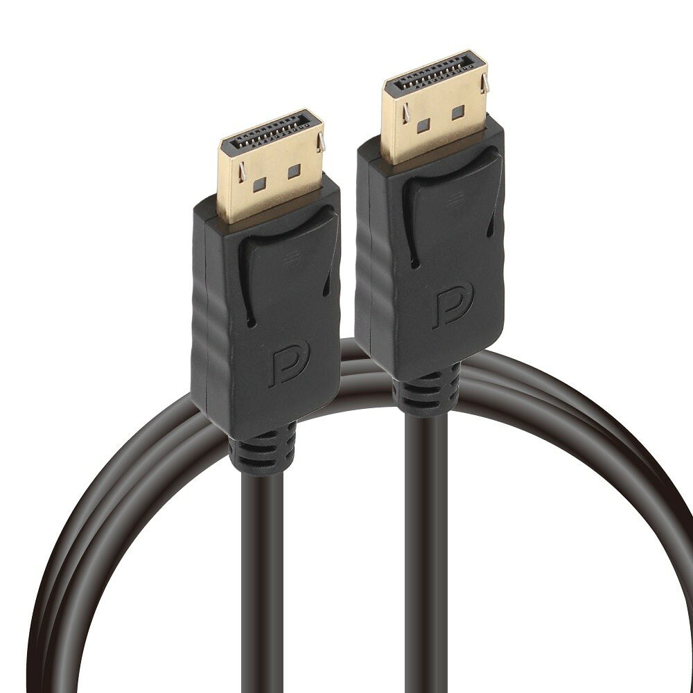 乐天商城 - JTT DisplayPortケーブル 4K対応 3m ブラック 4K/60Hz対応したDisplayPortケーブル。最大4K(3840×2160)に対応