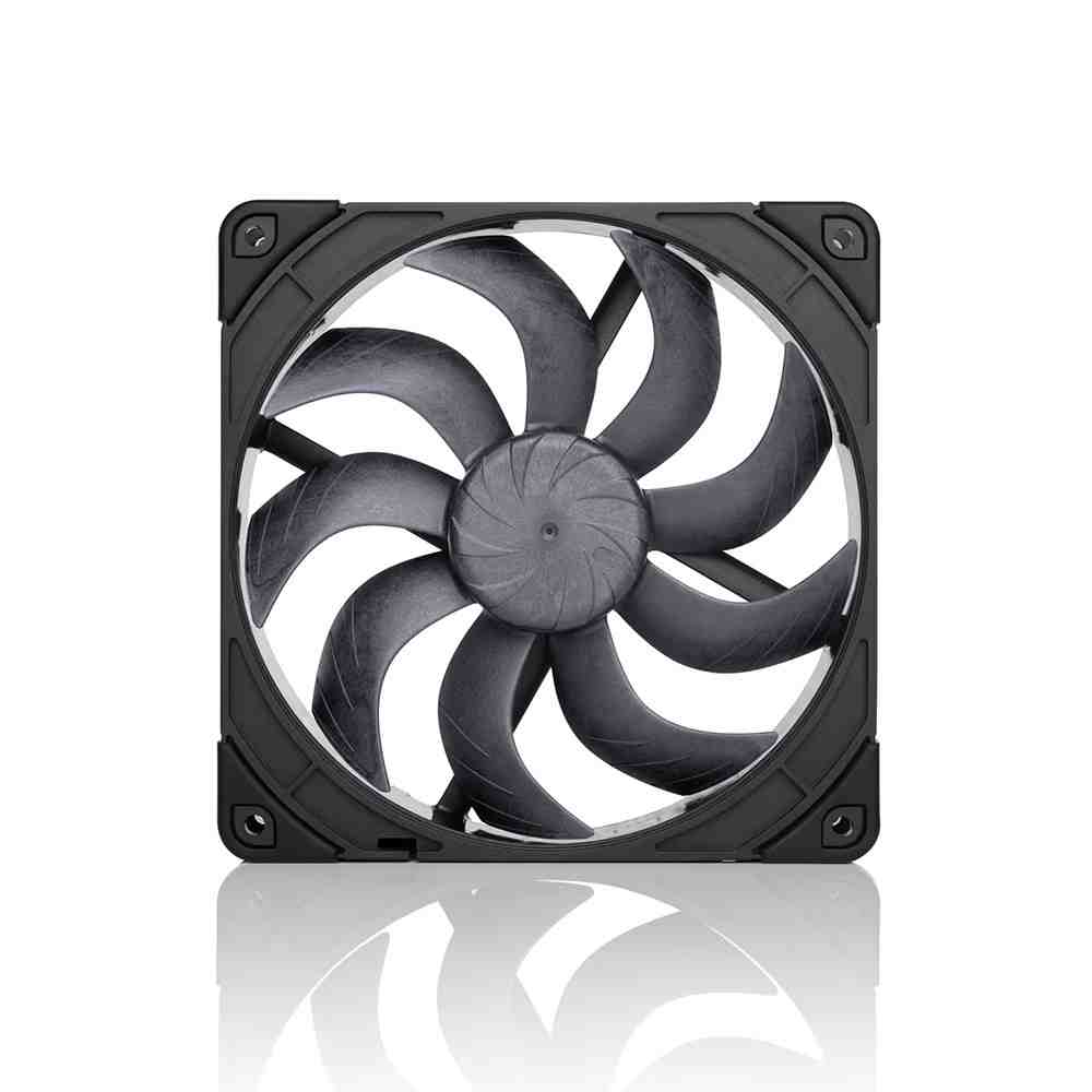 Noctua NF-A14x25 G2 PWM Sx2-PP chromax.black Noctua次世代140mm PWMファン(スクエア形状)プッシュプル用の2個セットchromaxバージョン - Image 2