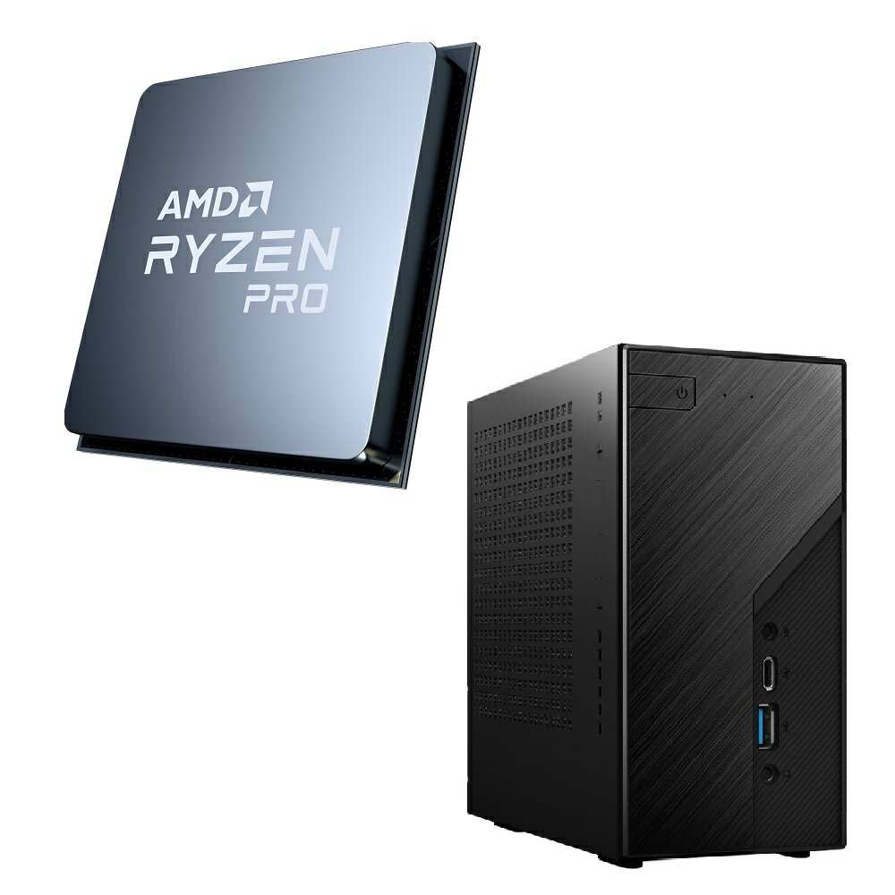 [パーツセット]AMD Ryzen 3 PRO 4350G + DeskMini X300 セット CPU + 小型ベアボーン セット!スモールPCを作ろう!