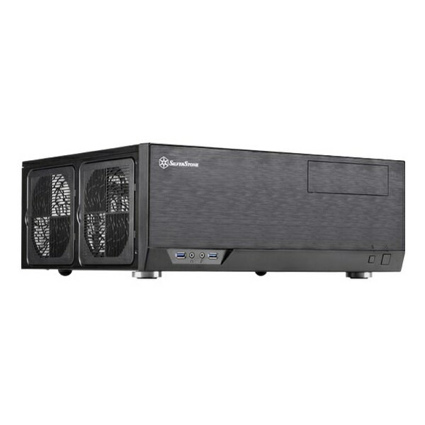 SilverStone SST-GD09B 優れた冷却/静音/防塵性能を発揮する正圧設計のデスクトップケース ATXマザーボード対応