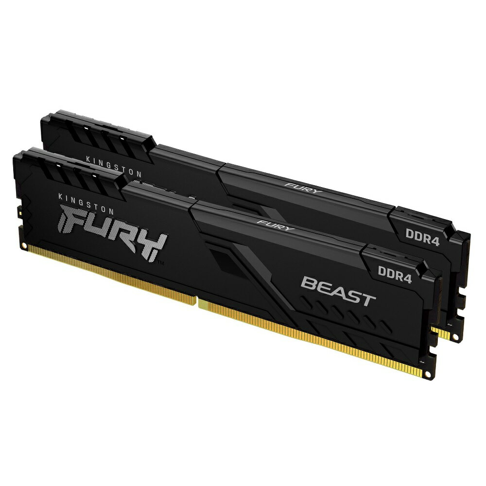 Rakuten - KINGSTON KF432C16BBK2/16 / FURY Beast DDR4 3200 8GBx2 DDR4 PC4-25600 8GB×2枚組 デスクトップ用メモリ