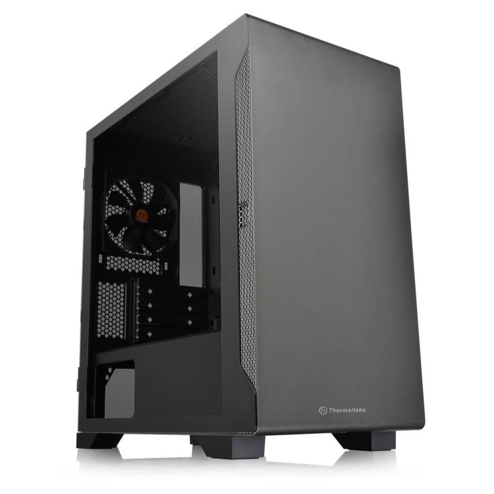 Thermaltake S100 TG CA-1Q9-00S1WN-00 スイングドアパネル搭載 ミニタワー型PCケース