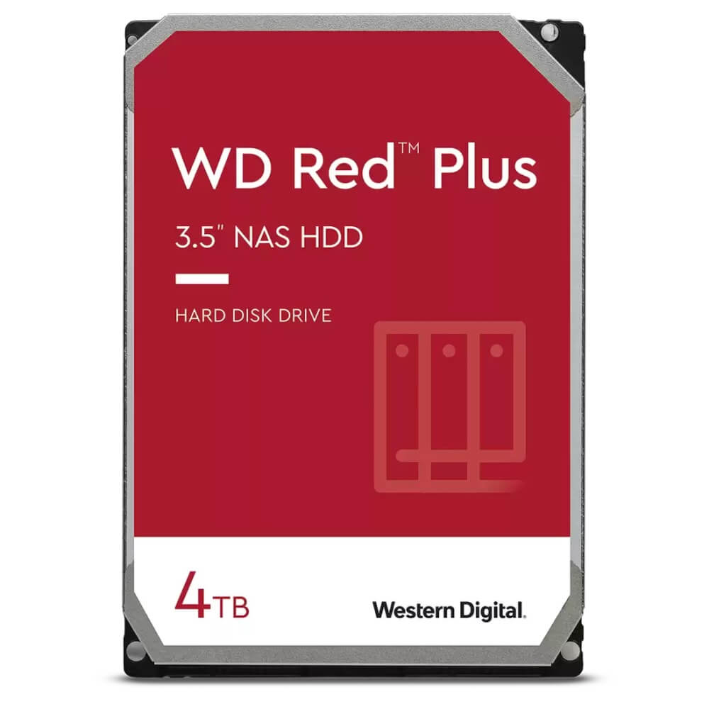 Western Digital WD40EFPX WD Red Plusでパワフルに対応 3.5inch NAS向けHDD 4TB
