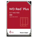 Western Digital WD60EFPX WD Red Plusでパワフルに対応 3.5inch NAS向けHDD 6TB