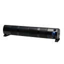 ミヨシ 2WAYコンパクトUSBスピーカー USP-02/BK サウンドバー式・2ch式の2種類の設置が可能 2WAYコンパクトUSBスピーカー