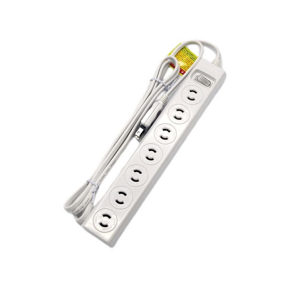 乐天商城 - STAR★LIGHT SK-7T2L02W ロック式7個口集中スイッチ付き OAタップ2m 2ピン
