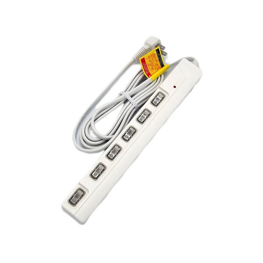 Rakuten - STAR★LIGHT SK-6SLED2.5W LED スイッチ雷サージ付き AC電源タップ 6個口2.5m