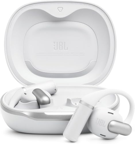 JBL SENSE PRO 完全ワイヤレスイヤホン/オープンイヤー/ハイレゾ/ワイヤレス充電/低音ブースト/マルチポイント/IP54防塵防水/音漏れ軽減/リキッドシリコン製イヤーフック/Bluetooth6/ホワイト/JBLSENSEPROWHT