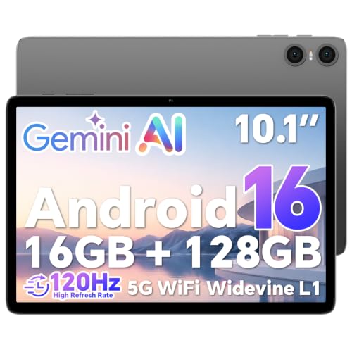 TECLAST P30T 10.1 インチ タブレット、120Hzディスプレイ、15GB + 128GB ROM Android16 tablet