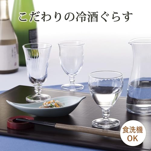 冷酒グラス こだわりの冷酒ぐらす 純米酒 (ケース販売) 食洗機対応 日本製 約105ml SQ-06203-JAN 72個入 （ ガラス コップ 透明 カップ デザート 前菜 アミューズ ウイスキー カクテル ワイン 焼酎 日本酒 梅酒 洋酒 ステム 脚付き ） goodwoods-10344316 KIRARI store サンプル画像3