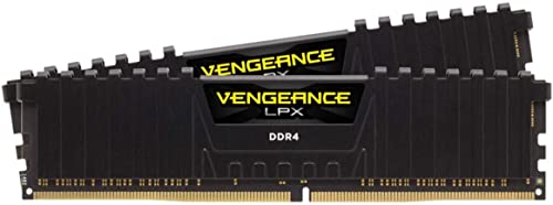 CORSAIR VENGEANCE LPX DDR4 メモリ 32GB（16GB2）最大3200MHz対応 Intel XMP対応 CL18 デスクトップPC用 ブラック CMK32GX4M2C3200C18