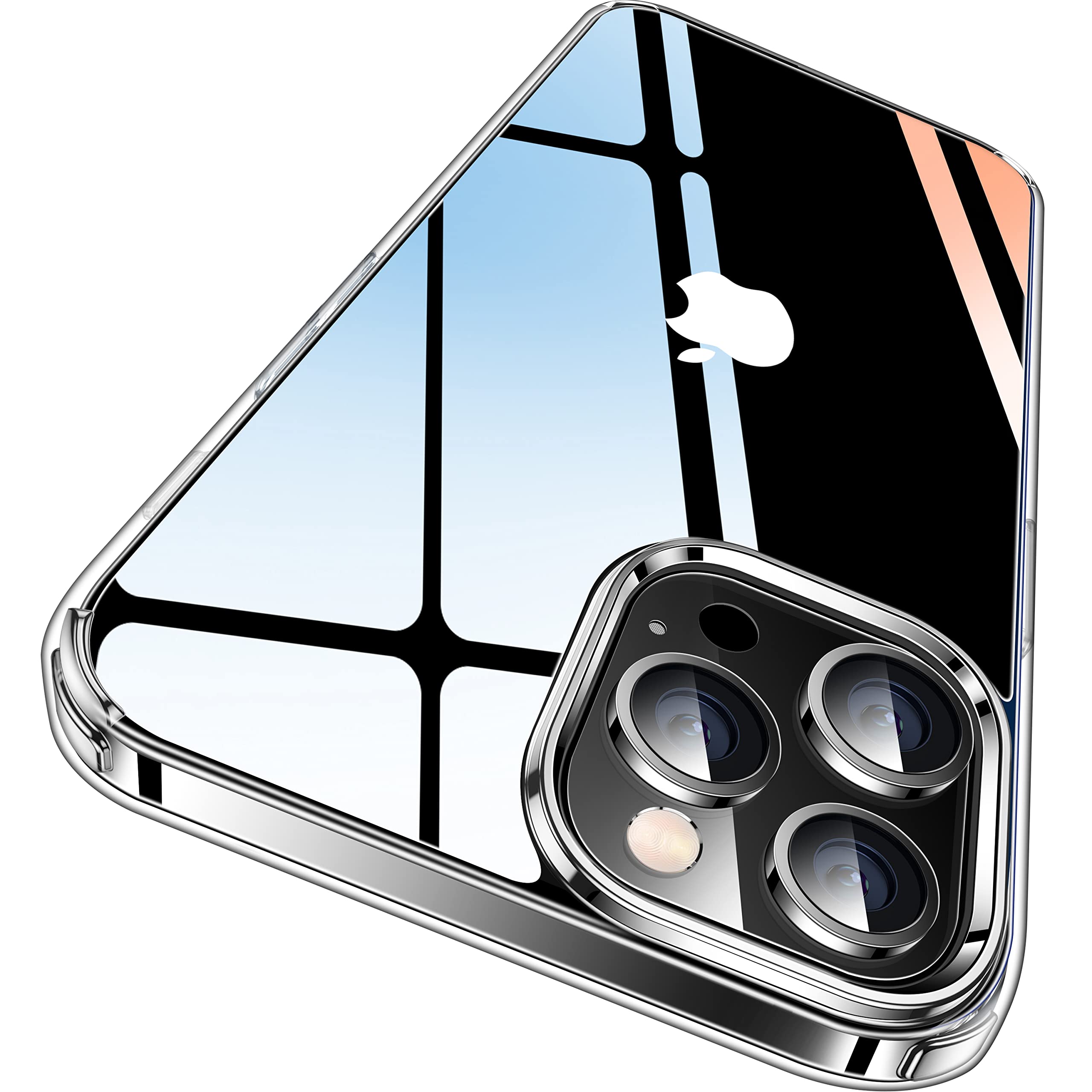 365日透明感持続・革新耐黄変技術CASEKOO iPhone 12 / 12Pro 用 ケース クリア 耐衝撃 米軍MIL規格 黄ばみ防止 耐久性 カバー ストラップホール付き ワイヤレス充電対応 携帯カバー アイフォン 12/12Pro 用 6.1 インチ ケース(クリア)