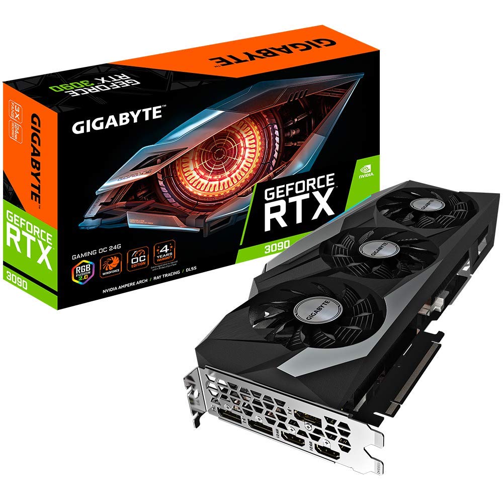 GIGABYTE NVIDIA GeForce RTX3090搭載 グラフィックボード GDDR6X 24GB トリプルファンモデル国内正規代理店品GV-N3090GAMING OC-24GD