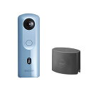 RICOH THETA SC2 BLUE ブルー 360度カメラ  レンズキャップ TL-1 セット