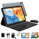 新登場MEIZE 2in1タブレットAndroid 12 10.1インチ wi-fiモデル 8コアCPU 4RAM+128GB ROM+1TB拡張 キーボード付...