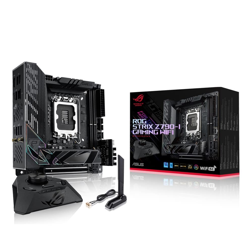 ASUS INTEL 13世代 12世代 Z790 搭載 LGA1700 対応 Mini-ITX マザーボード ROG STRIX Z790-I GAMING WIFI/国内正規代理店品