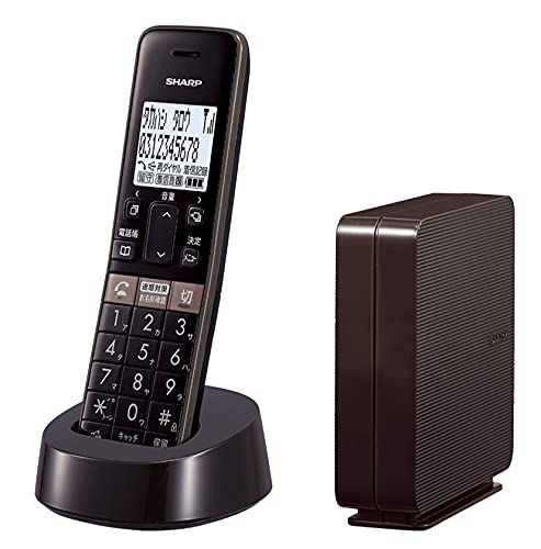 シャープ JD-SF2CL-T デジタルコードレス電話機（子機1台タイプ） ブラウン系