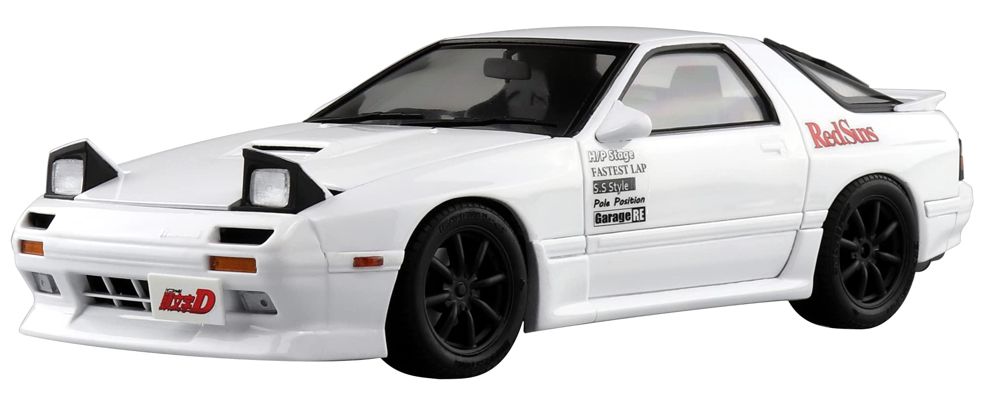 青島文化教材社 プリペイントモデルシリーズ 頭文字D 高橋涼介 FC3S RX-7 第11巻 赤城対決仕様 1/24スケール 塗装済みプラモデル I-02