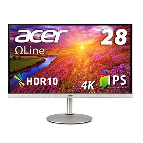 Acer ˥ OmegaLine CB282Ksmiiprfx 28 27깭 IPS  4K 4ms (GTG) 60Hz HDR10 PIP/PBPǽ VESAޥб ԡ¢ ⤵Ĵ ٥  ԥܥå ԡ եå쥹 ֥롼...