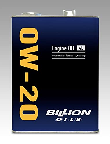 BILLION OILS ビリオン オイルズ エンジンオイル 0W-20 PAOエステル化学合成 [4L] 0W-20 BOIL-0W20