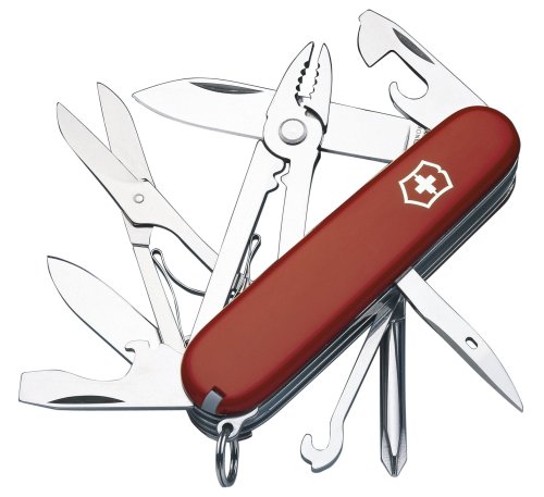 VICTORINOX(ビクトリノックス) デラックスティンカー 多機能 ナイフ アウトドア キャンプ プラスドライバー プライヤー付き 17機能を搭載したスイス製マルチツール コンパクト防災グッズ 十徳ナイフ 国内正規品 1.4723