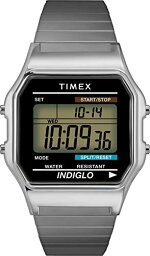 [タイメックス]TIMEX クラシックデジタル オリジナル シルバー メタルエクスパンションベルト T78587 正規輸入品