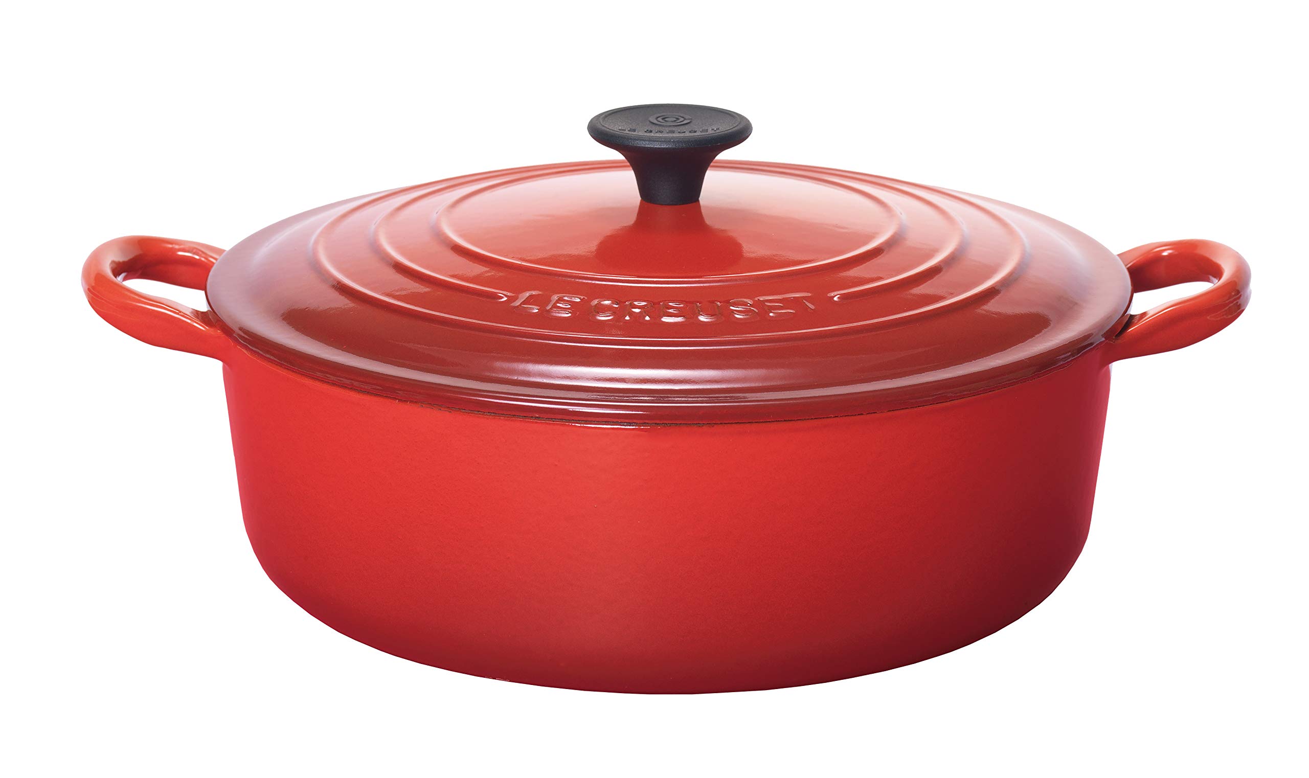 ル・クルーゼ(Le Creuset) 鋳物 ホーロー 鍋 ココット・ジャポネーズ 24 cm チェリ ...