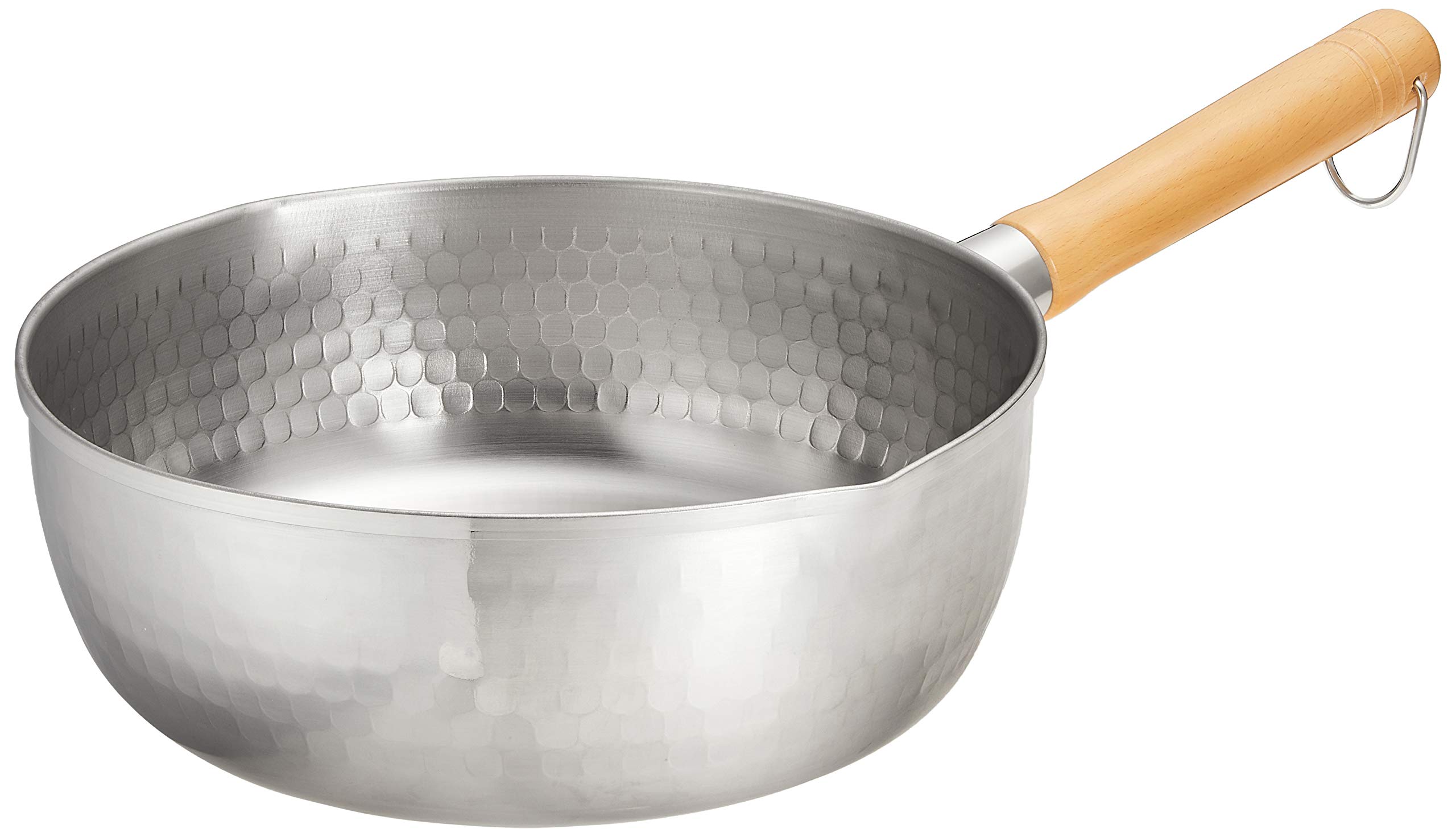 遠藤商事 TKG 片手鍋雪平鍋 24cm 内径×深さ(mm)240× 90板厚(mm)0.8 質量(kg)0.74 容量(L)3.7 木製ハン..