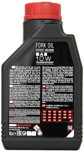 MOTUL(モチュール) FL FORK OIL EXPERT MEDIUM /GABELOL(フォークオイル エキスパート ミディアム) 10W 化学合成フォークオイル(倒立正立両用) [正規品] 1L 15414021 2