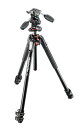 Manfrotto プロ三脚 190シリーズ アルミ 3段 + RC2付3Way雲台キット MK190XPRO3-3W