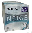 SONY MD (ミニディスク) 80分 10PACK NEIGE(ネージュ) 10MDW80NEB