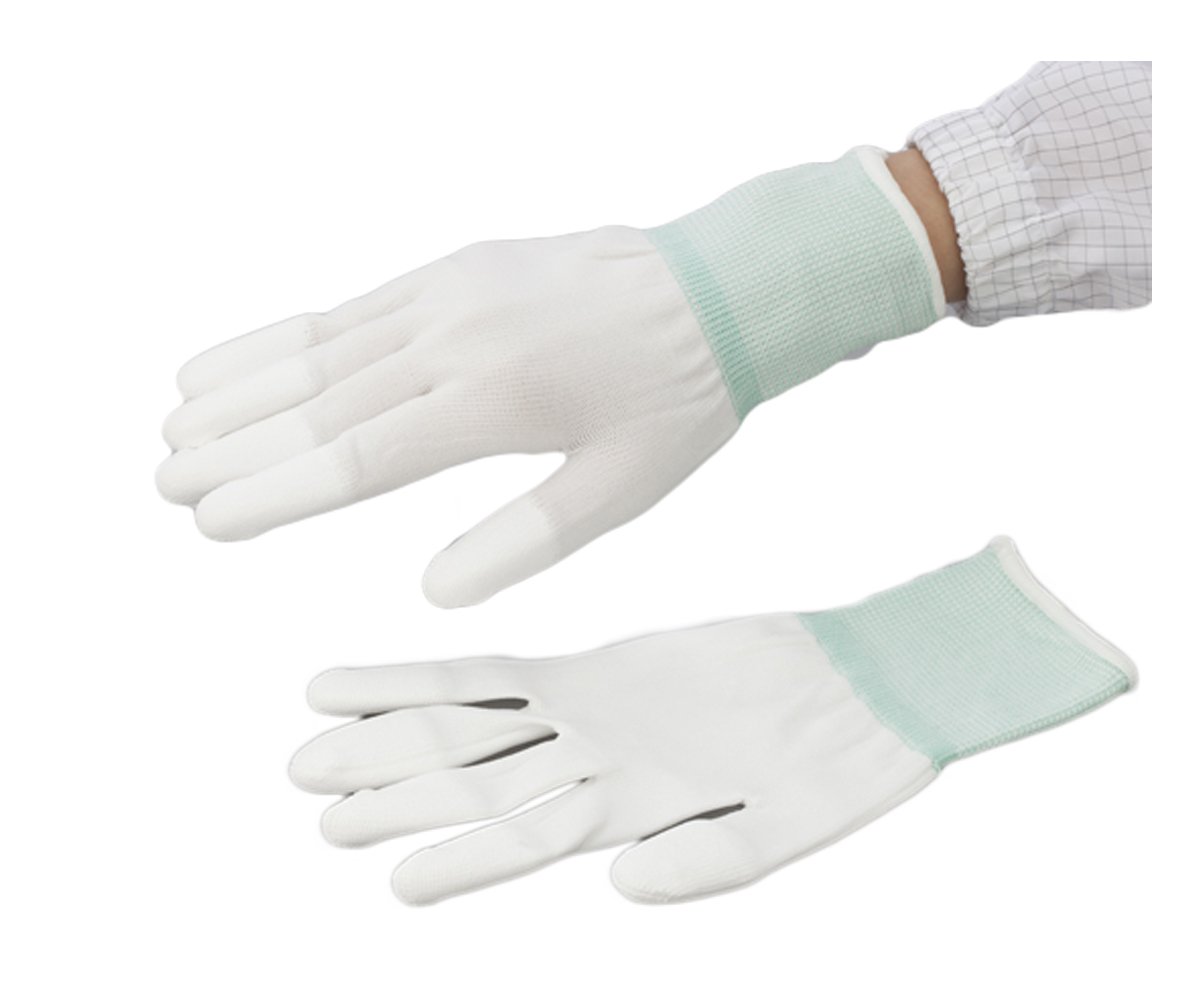 アズワン アズピュアPUコート手袋(オーバーロックタイプ) 指先コートM /1-2263-13