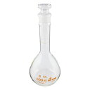 アズワン 短型メスフラスコ 白 500mL /1-8566-05