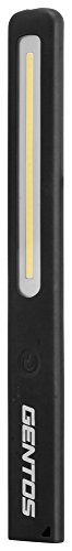 GENTOS(ジェントス) 作業灯 LED ワークライト スリムバータイプ USB充電式(専用充電池) 500ルーメン ガンツ GZ-703 防水 マグネット COB