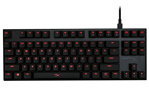 HyperX Alloy FPS Pro ゲーミングキーボード 赤軸 FPSゲーム向け LEDバックライト 2年保証 HX-KB4RD1-U..