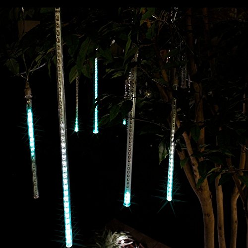 タカショー ガーデンライト ローボルト LEDスノードロップ M アイスブルー 追加型 LED部:約5m アイスブルー イルミネーション 屋外 間接照明 防水 光が流れる 樹脂 LGL-SDIB105MT