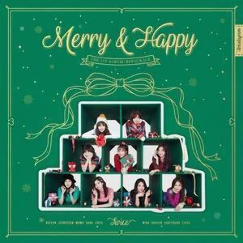 Twice 1stアルバム リパッケージ - Merry Happy (ランダムバージョン)