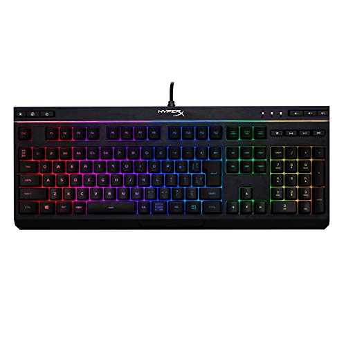 日本語配列HyperX Alloy Core RGB ゲーミングキーボード ゲーマー向け LEDバックライト 耐水性 2年保証 HX-KB5ME2-JP ( 4P4F5AJ ABJ )