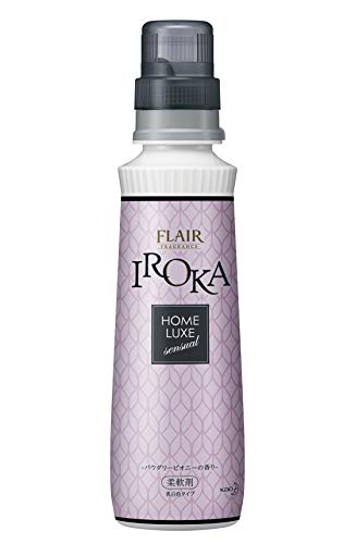 楽天GOODWOODSフレアフレグランス 柔軟剤 IROKA（イロカ） HomeLuxe（ホームリュクス） パウダリーピオニーの香り 本体 570ml