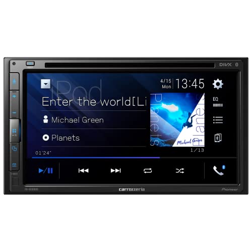 Pioneer パイオニア ディスプレイオーディオ FH-8500DVS 6.8インチ 2DIN AppleCarPlay AndroidAuto™対応 CD DVD USB Bluetooth iPod iPhone AUX DSP カロッツェリア