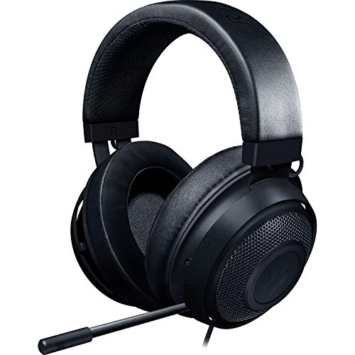 Razer Kraken Black ゲーミングヘッドセット アナログ接続 PS5 PS4 PC Switch スマートフォン 冷却ジェルパッド日本正規代理店保証品 RZ04-02830100-R3M1