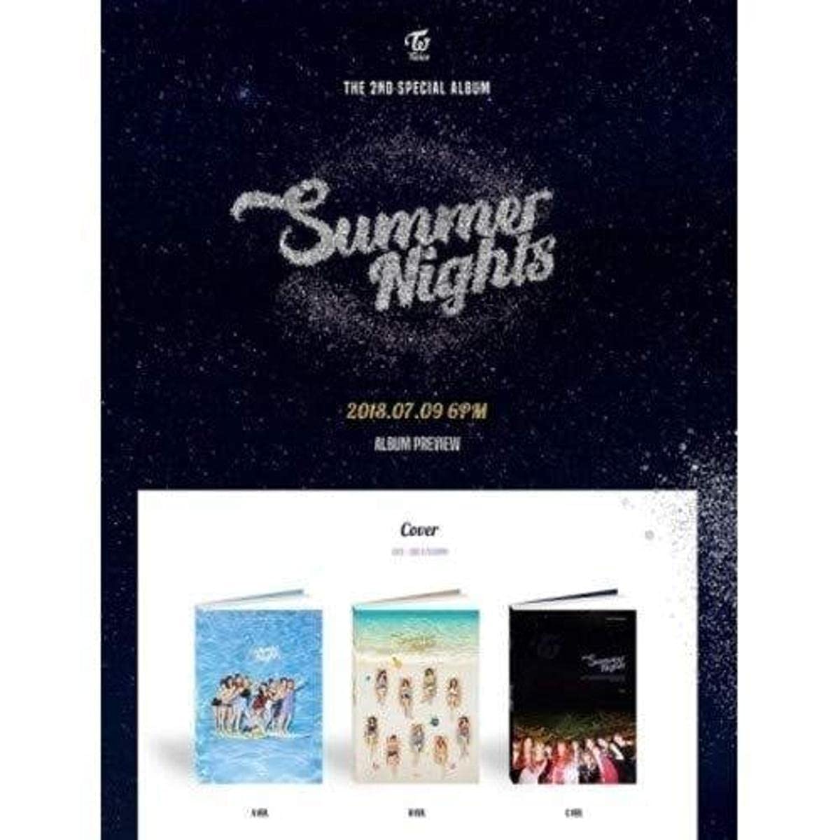 TWICE 2ndサマースペシャルアルバム - Summer Nights (ランダムバージョン)