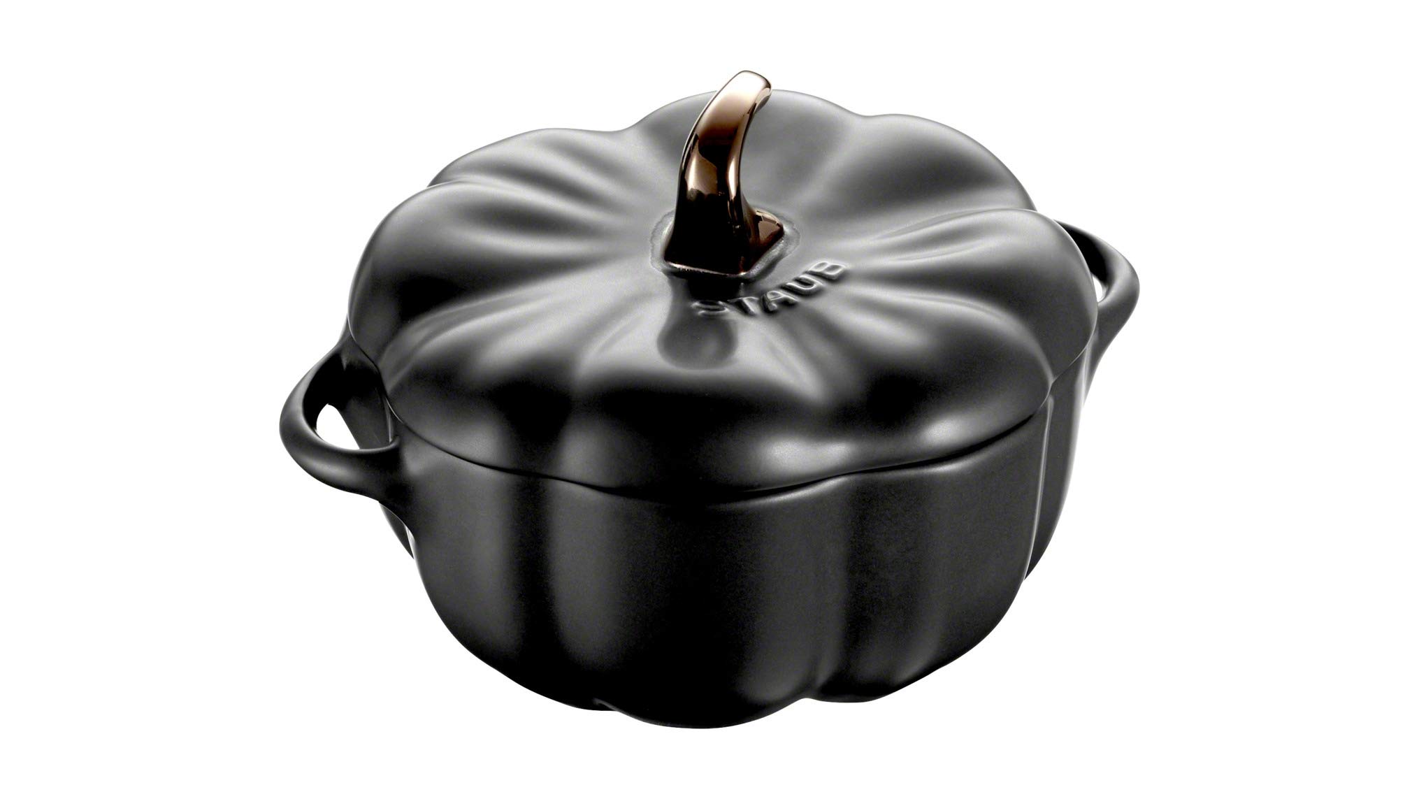 staub ȥ  ѥץ å 12cm ֥å  ߥå Ǯ ƫ Żҥб  Ceramic Pumpkin Cocotte 40508-548