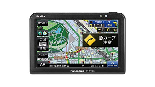 液晶ディスプレイ5V型ワイド(108mmx65mm) 、テレビチューナーワンセグ、画素数1,152,000画素(横800×縦480×3) 使用光源LEDバックライト、収録地図2018年12月版 電源電圧DC 5V(シガーライターコード使用時) 外形寸法(幅×高さ×奥行き)129mm×86mm×17.8mm、質量約200g ゴリラは高速道路の逆走検知警告を業界で初めて搭載。 安全・安心運転をサポート。