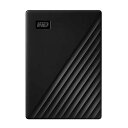 ウエスタンデジタル(Western Digital) WD ポータブルHDD 5TB USB3.0 ブラック My Passport 暗号化 パスワード保護 外付けハードディスク / メーカー3年保証 WDBPKJ0050BBK-WESN 国内正規代理店品