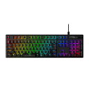 日本語配列 HyperX Alloy Origins RGB メカニカルゲーミングキーボード HyperXスイッチ ゲーマー向け メーカー2年保証 HX-KB6RDX-JP ( 4P4F6AJ ABJ ) バックライト付き キーボードのみ アルミニウム ブラック